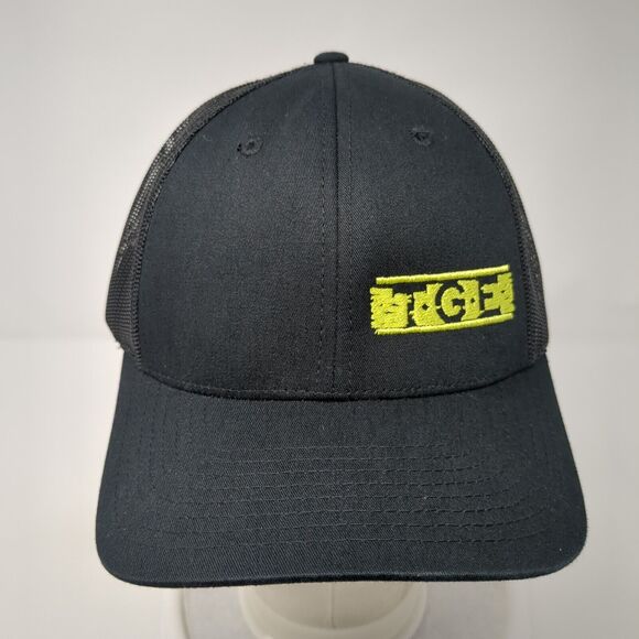 TGE Snapbnack Trucker Hat Black M/L Adjustable Embroidered Mesh Back Richardson - Picture 2 of 9